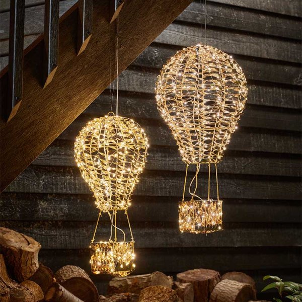 GoldTwist Hot Air Balloon Low Voltage - 50cm
