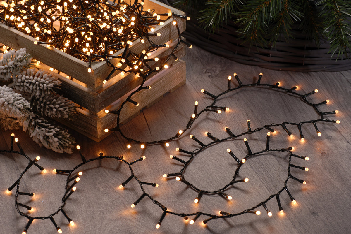 Festive Glow-Worm Warm White 520 LED Lights