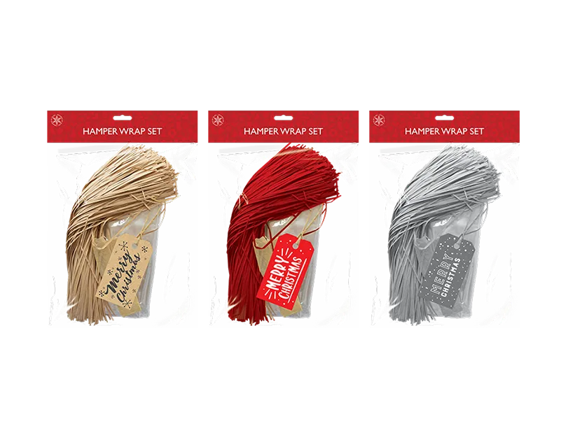 Christmas Hamper Gift Wrap Set