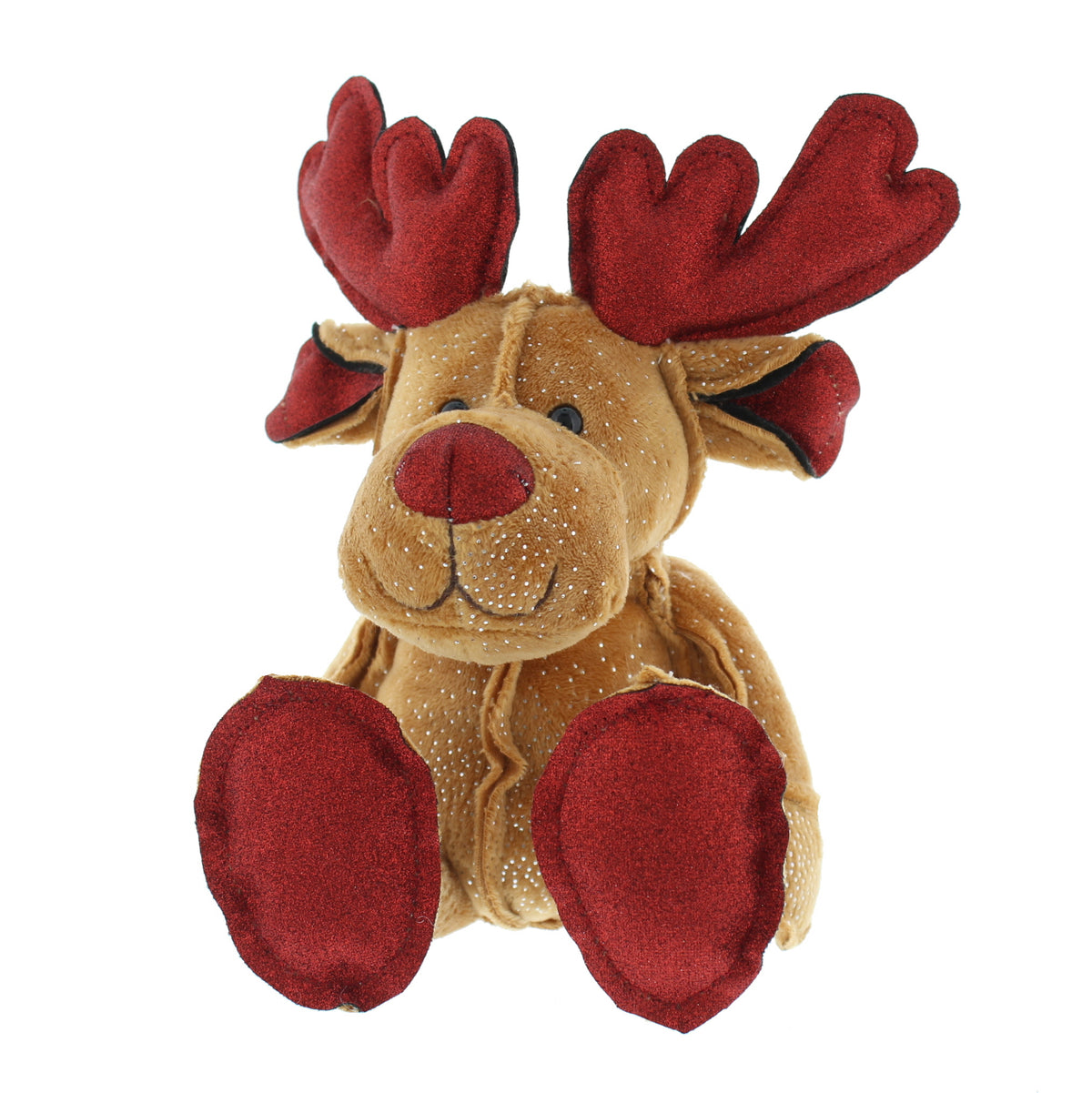 Plush Brown Reindeer Teddy