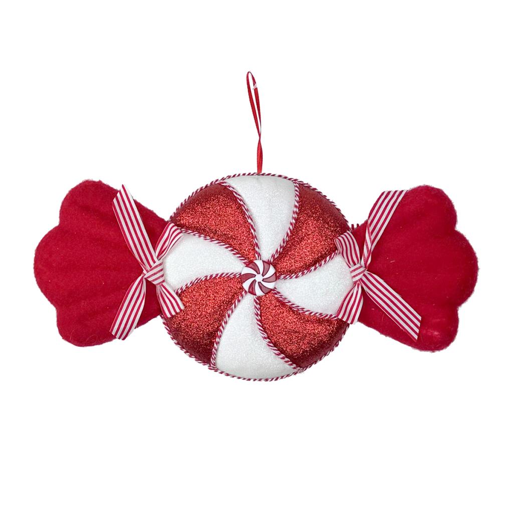 Giant Red & White Swirl Sweet - 42cm