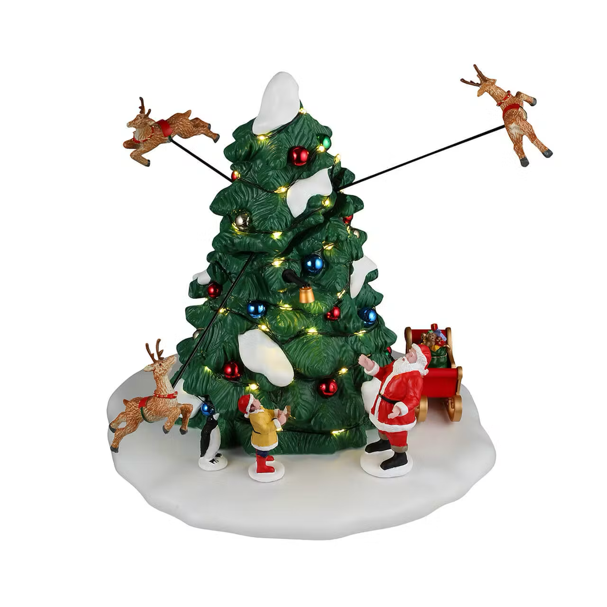 Lemax - Reindeer Races - with Lights & Motion