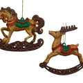 Rocking Horse or Reindeer Hanging Decoration - 11cm