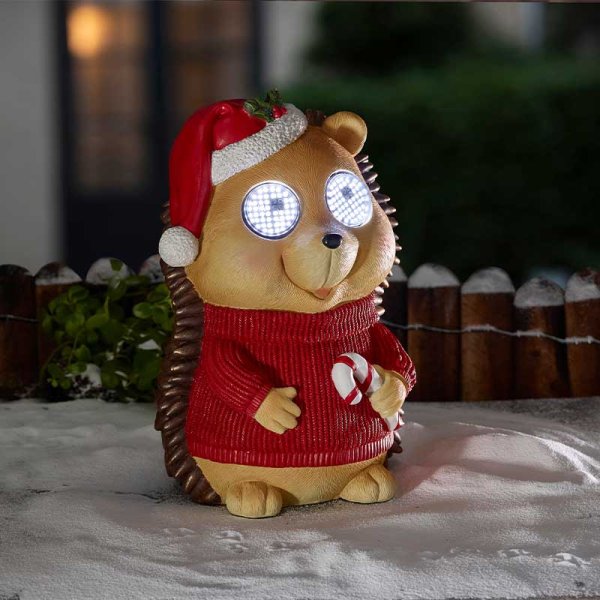 Christmas Blinkin' Hoglet with Moving Light Up Eyes