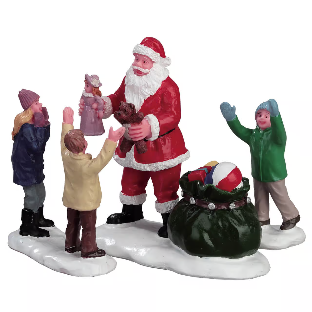 Lemax - It's Santa Christmas Village Figurines - Set of 3
