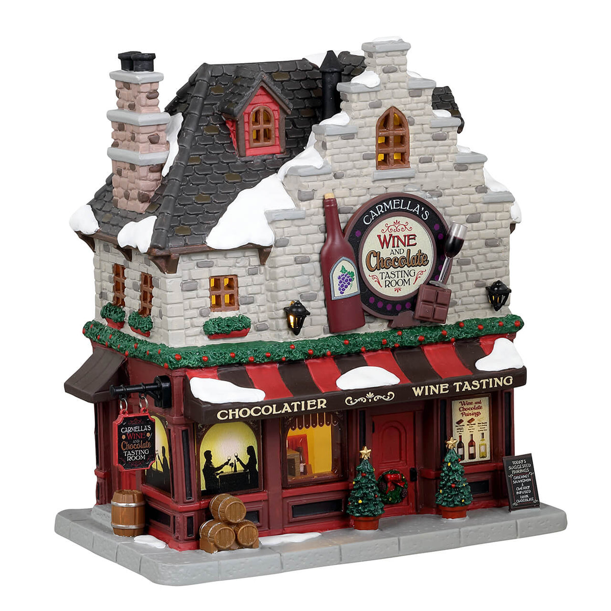 Lemax - Carmella's Wine & Chocolate Tasting Room Light Up Christmas Village