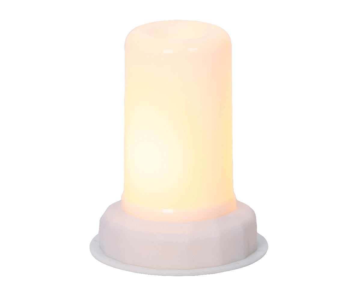 LED Flame Effect Candle Light with Base - Battery Operated