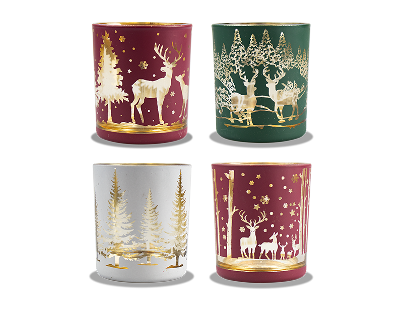 Christmas Scene Tea Light Holder