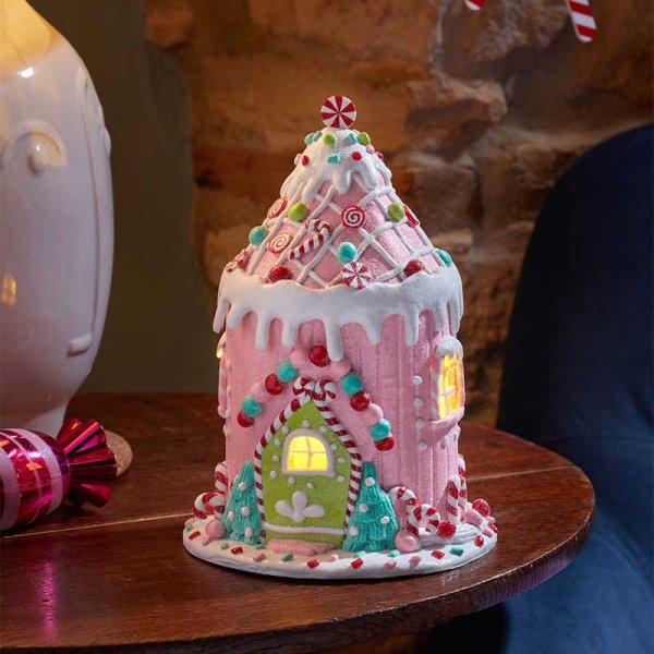 Three Kings Pink Gingerbread Cosy CandyCabin