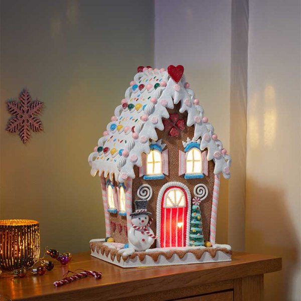 2024 Giant Light Up Gingerbread House