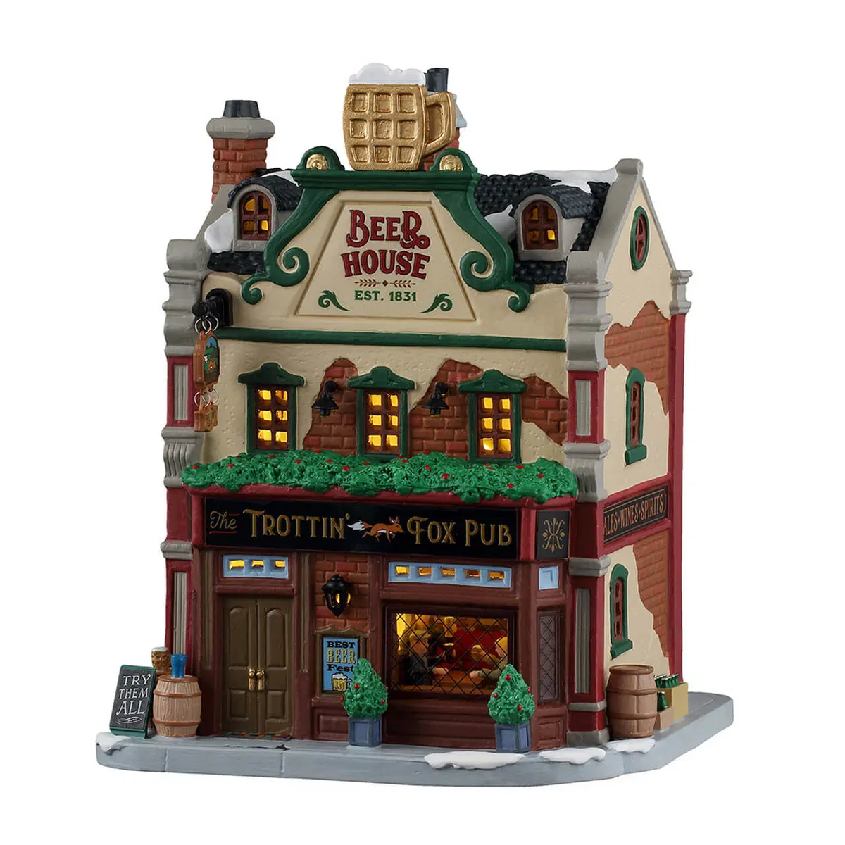 Lemax The Trottin' Fox Pub – with Lights – 2026