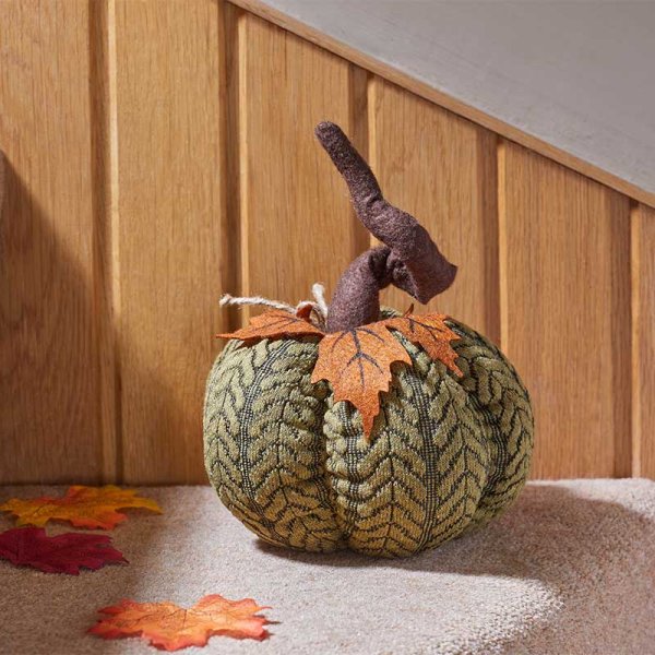 Large Halloween Autumn PlushPumpkin Green - 16cm
