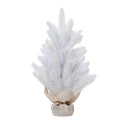Copenhagen White Iridescent Glitter Mini Tree