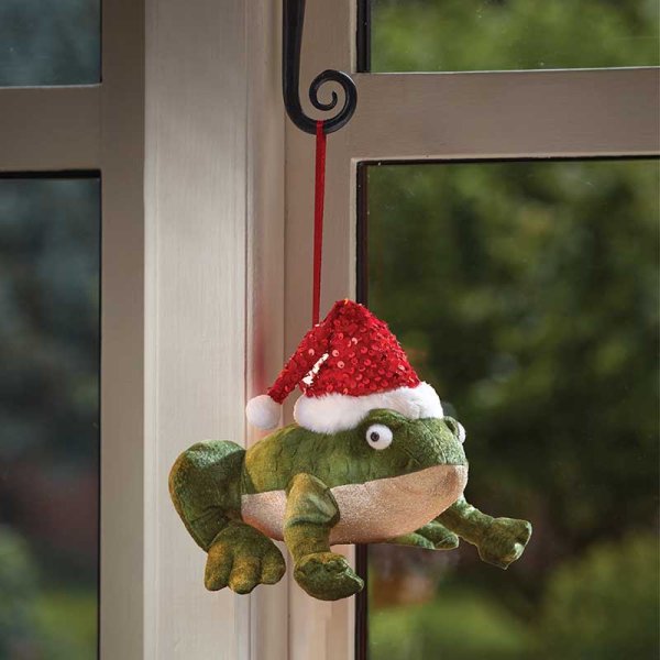 Green Festive Frog Pendant Hanging Decoration