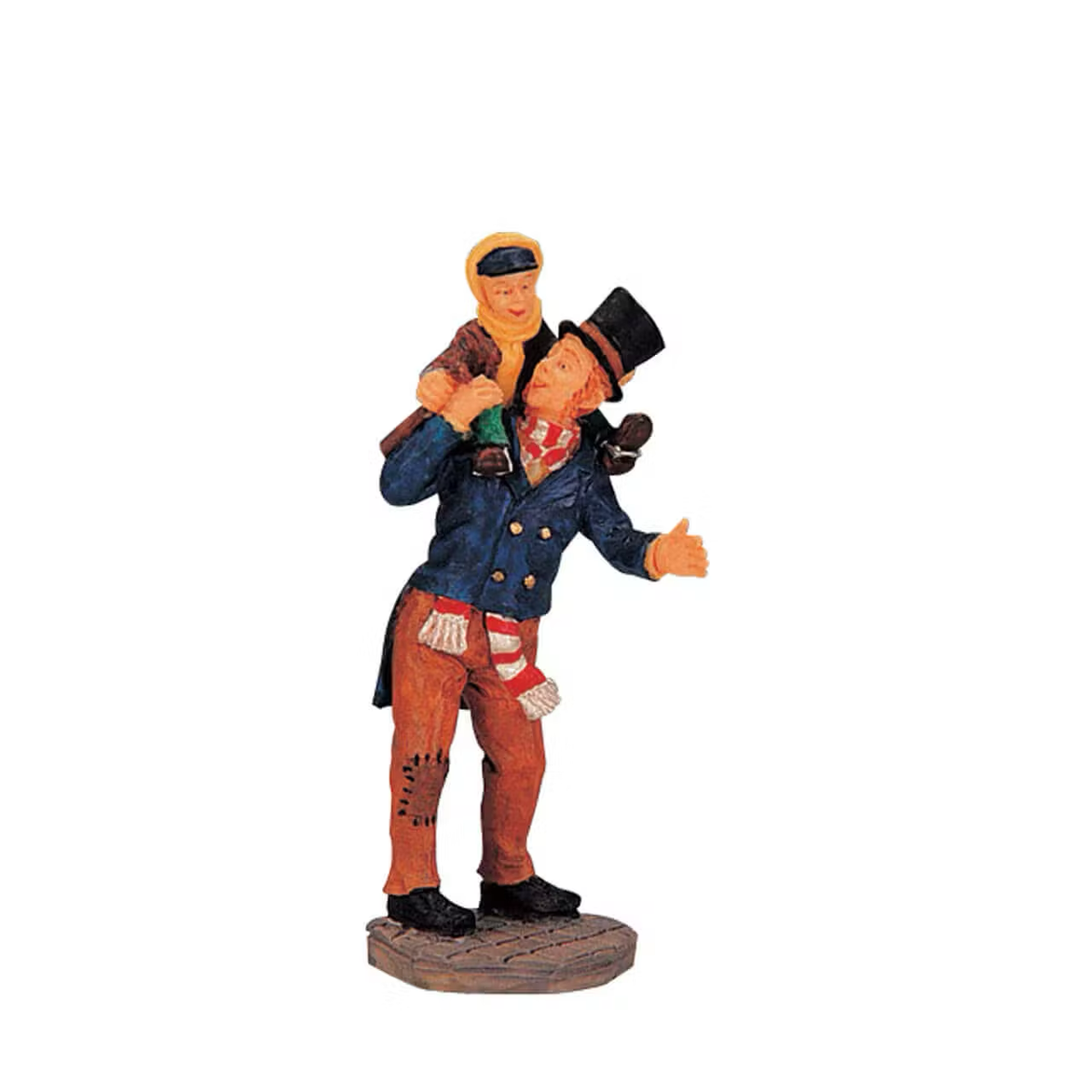 Lemax Bob Cratchit And Tiny Tim - Christmas Village Figurine