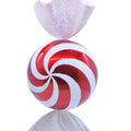 XL Giant Red & White Stripe Candy Cane Hard Ball Sweet Christmas Decoration - 50cm