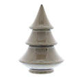 3 Tier Ceramic Brown Christmas Tree Ornament - 19cm
