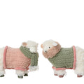 Fluffy Wooly Sheep in Soft Jumper Ornament