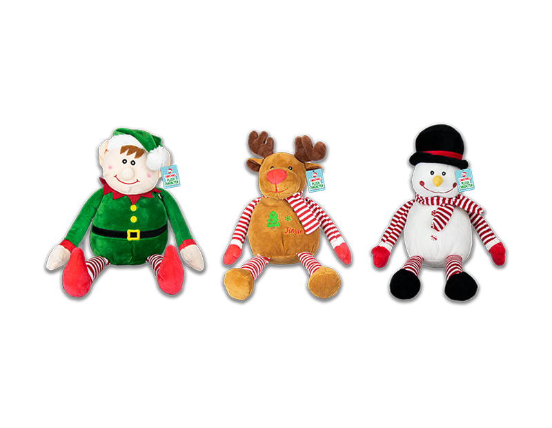Large Christmas Character Plush Teddy 42cm