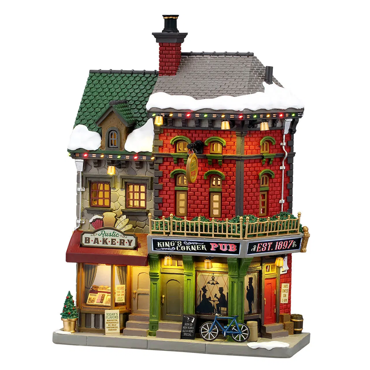 Lemax King's Corner Pub – with Lights – 2026