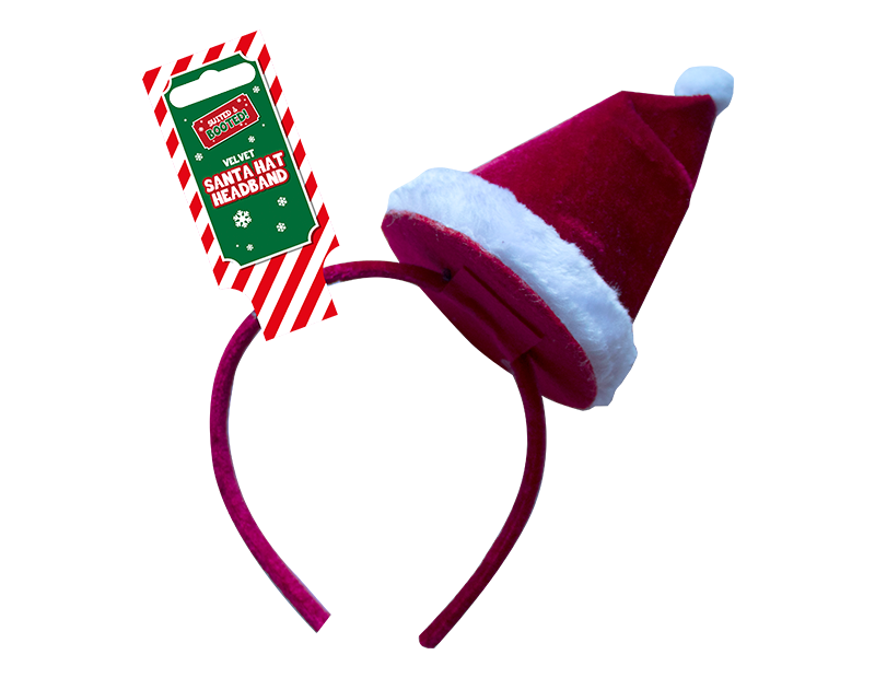Velvet Santa Hat Headband