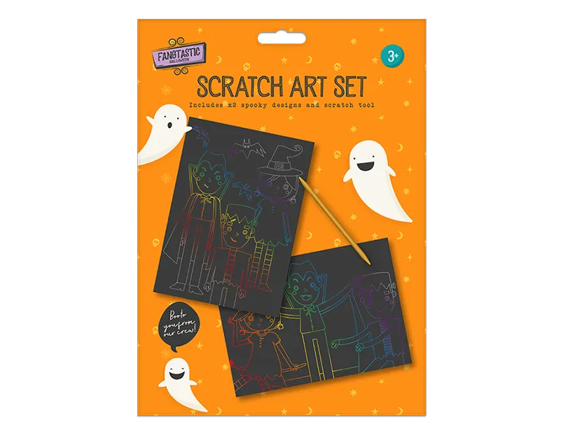 Halloween Scratch Art Set
