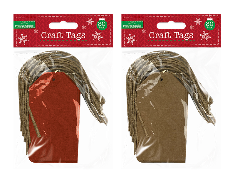 Craft Gift Tags 30 Pack