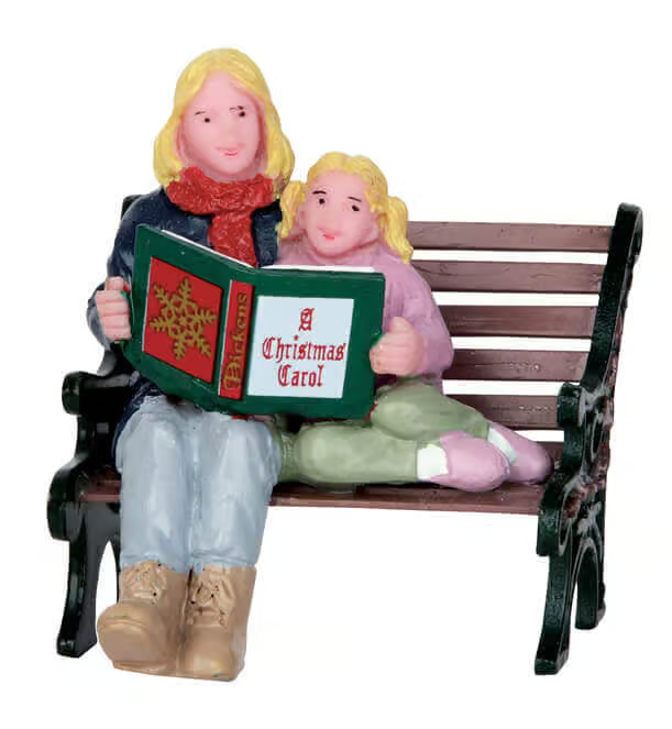 Lemax - Christmas Story Book Village Figurine on Bench