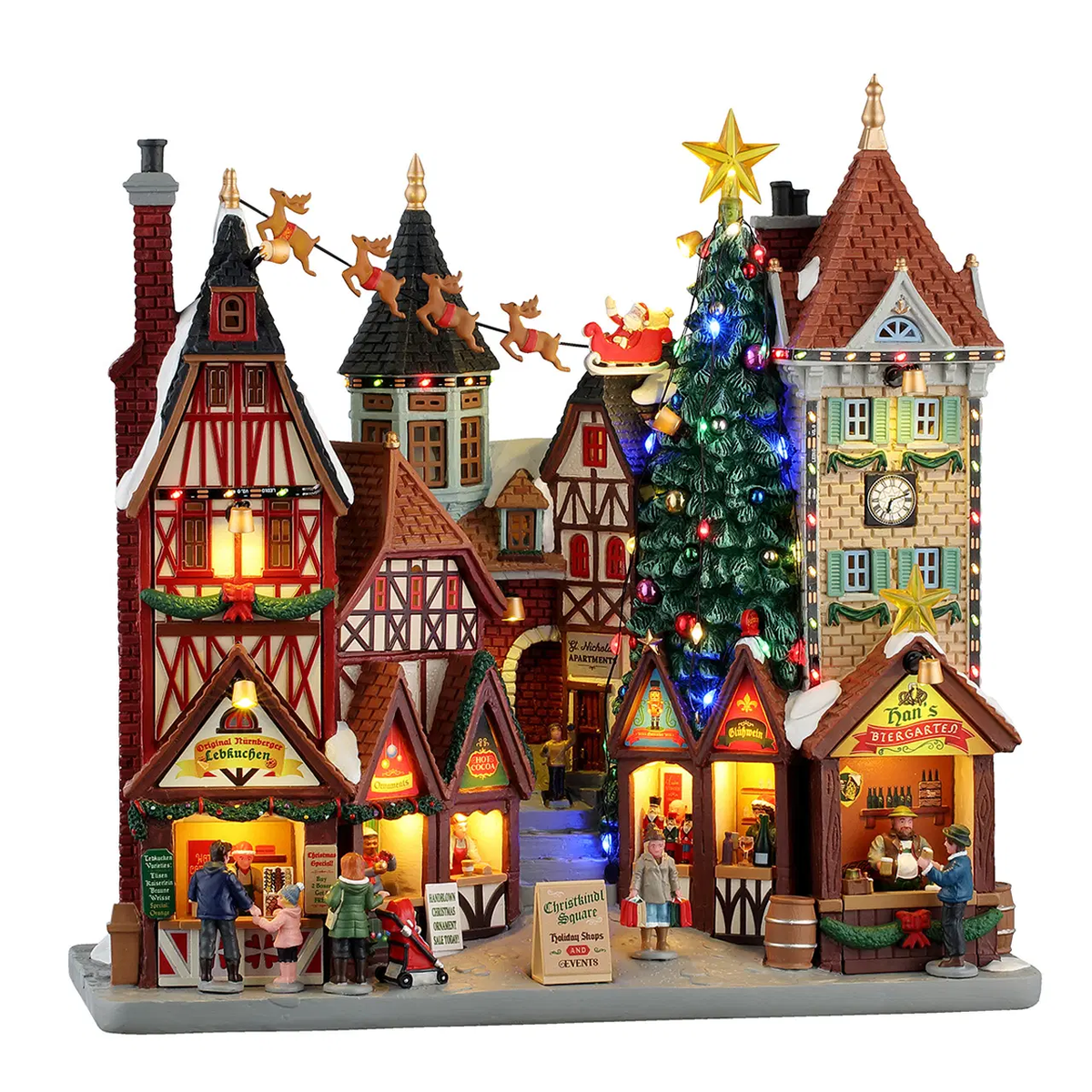 Lemax Christkindl Square – with Lights – 2026