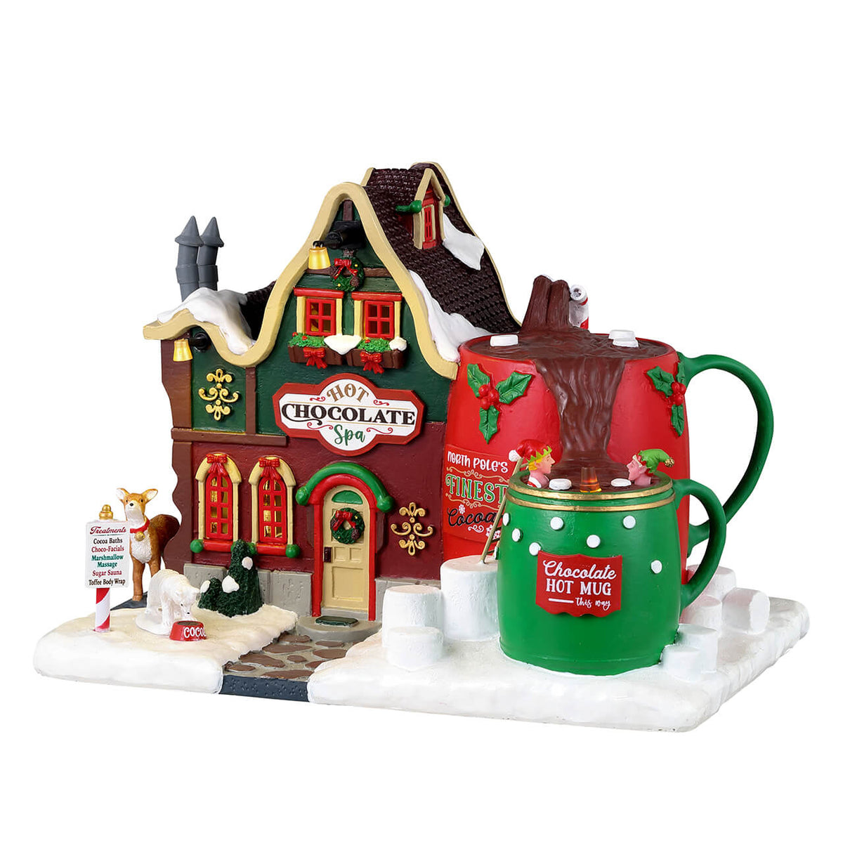 Lemax - Hot Chocolate Spa Light Up