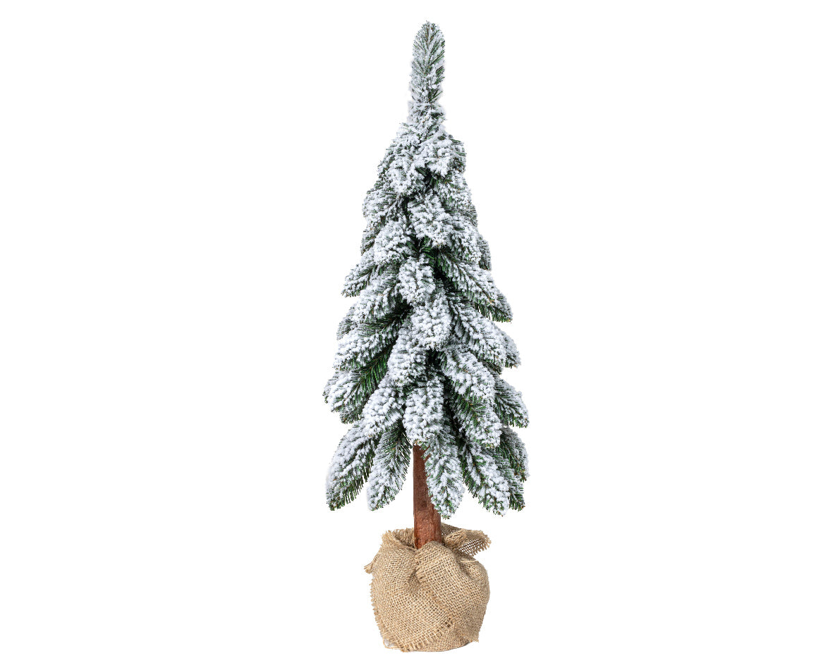 Everlands Snowy Tora Pine Potted Artificial Christmas Tree