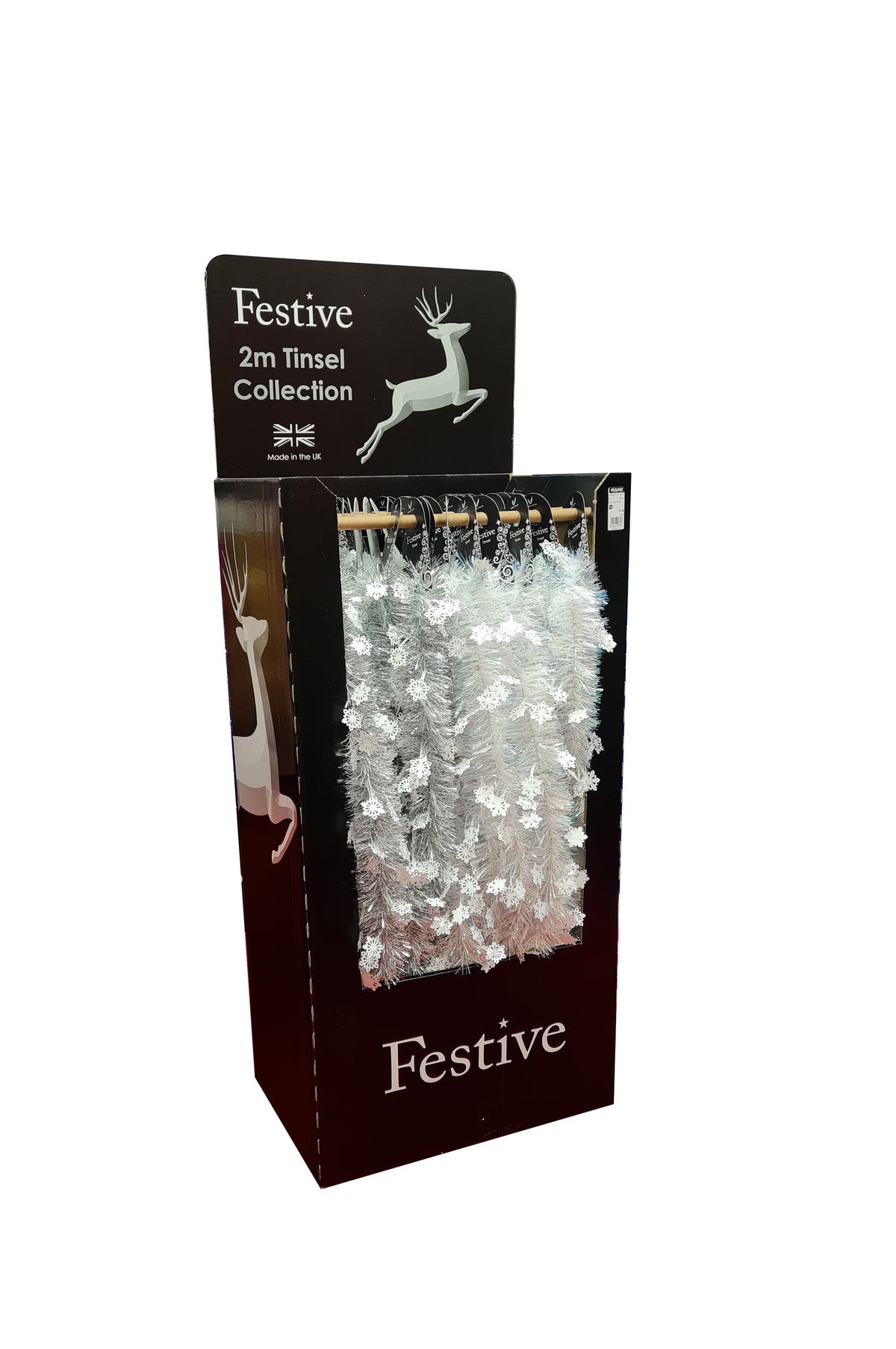 Snowflake Tinsel - 200cm
