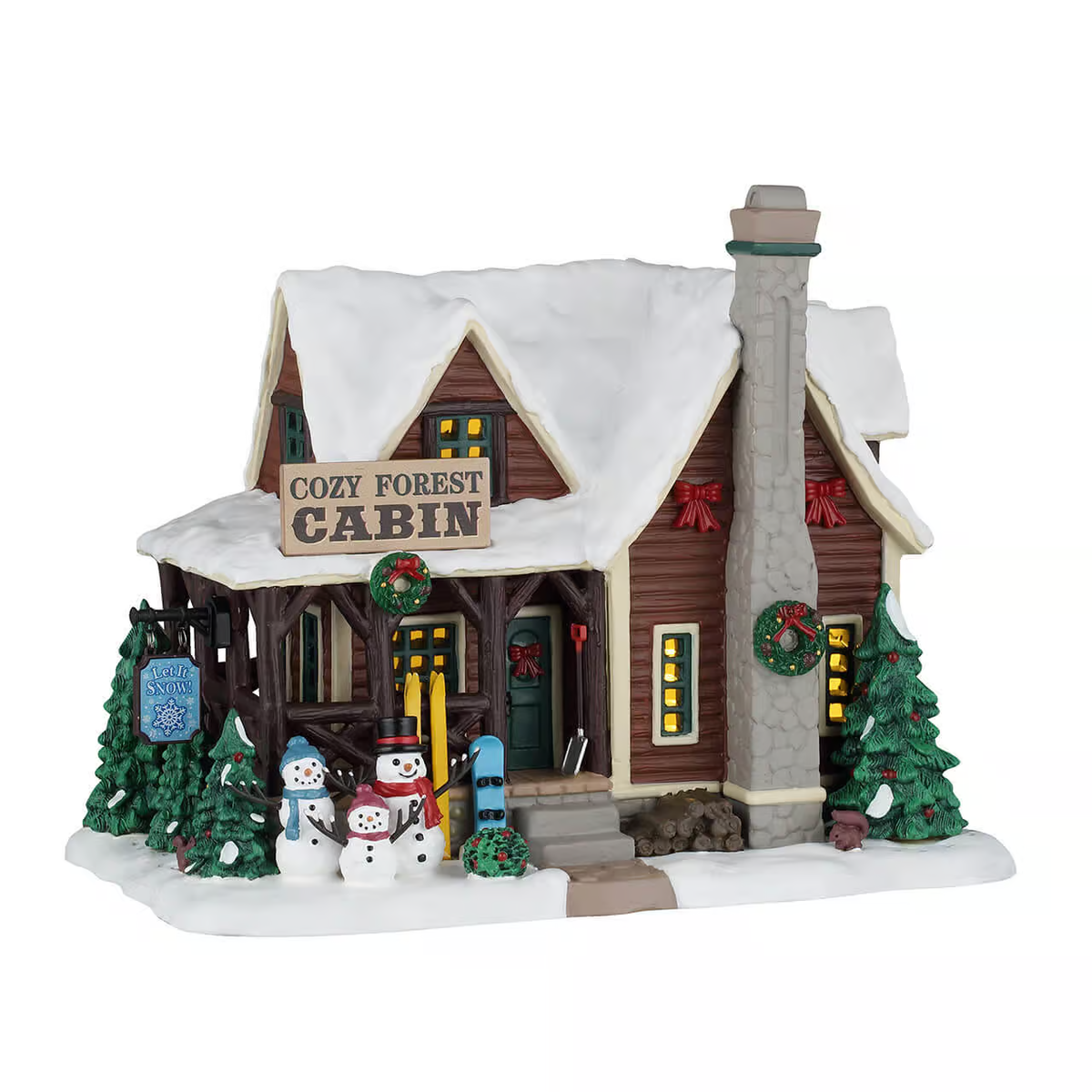 Lemax Cozy Forest Cabin – with Lights – 2026