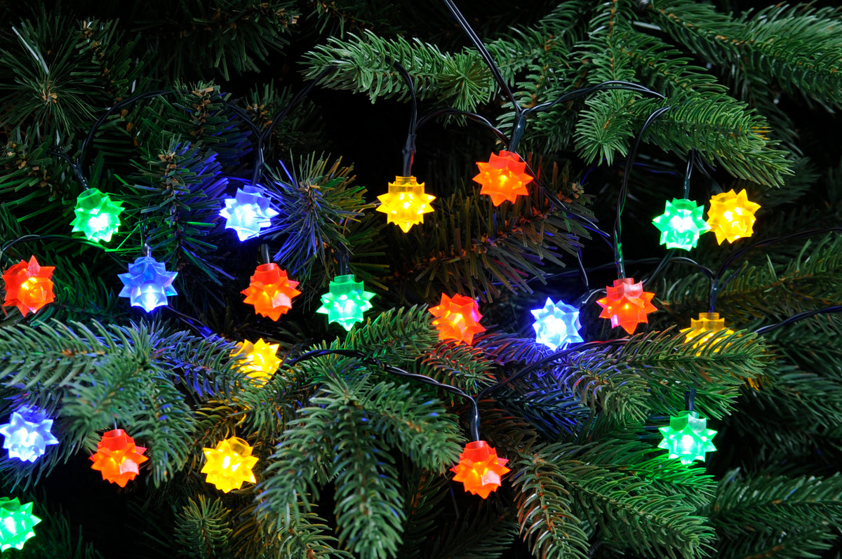50 Multicoloured Traditional Style Diamond LED Lights