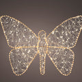 Micro LED Light Up Butterfly Hanging Ornament with 400 Warm White LEDs