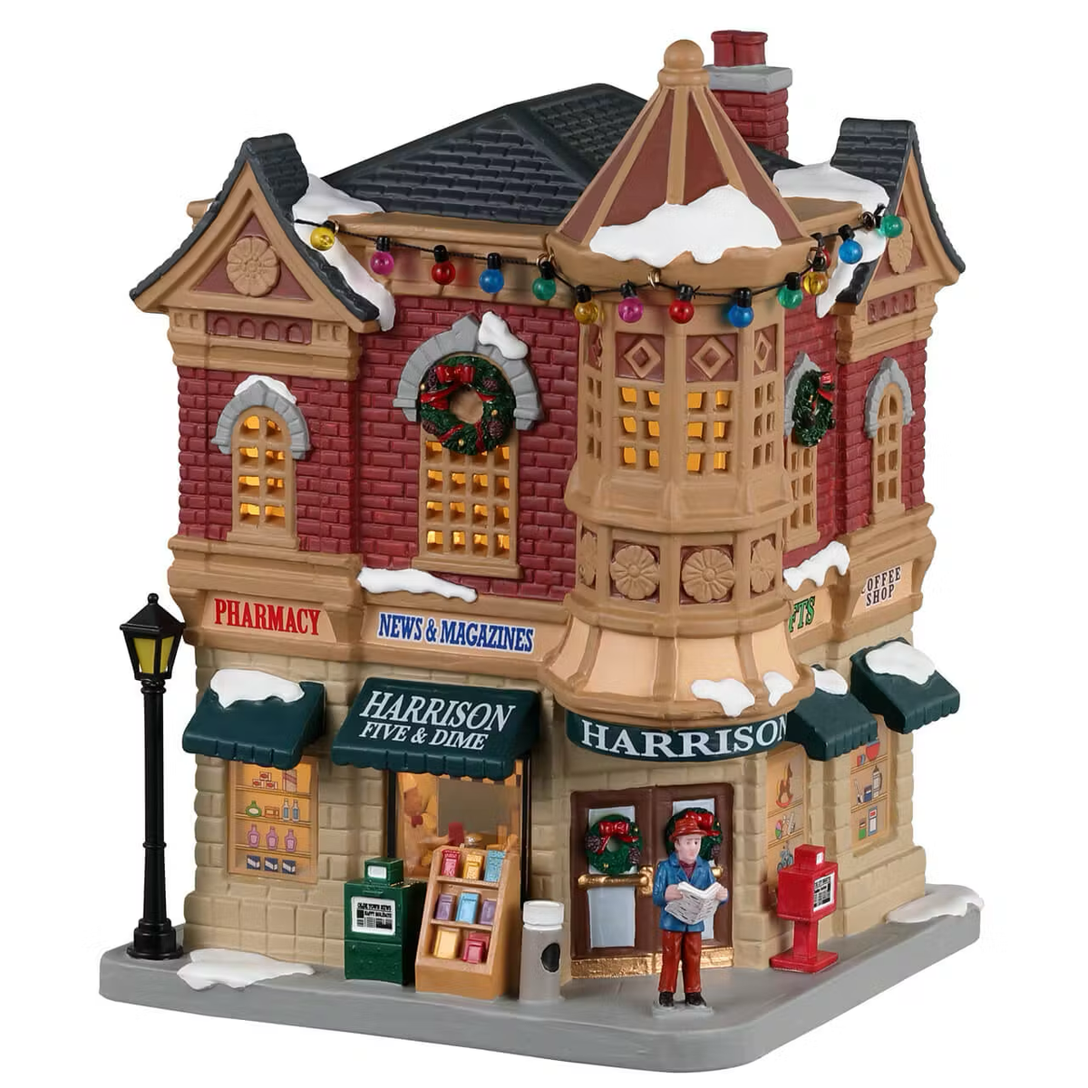 Lemax - Harrison Five & Dime Light Up Christmas Village Shop