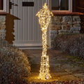 Festive GoldTwist LED Lamp Post Low Voltage - 90cm
