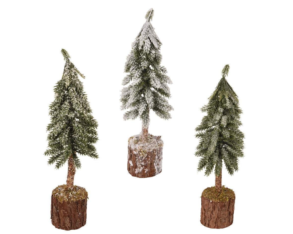 Mini Tree on Wooden Foot - 26cm