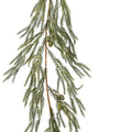 Long Branched Evergreen Foliage Indoor Nut Garland - 1.8m