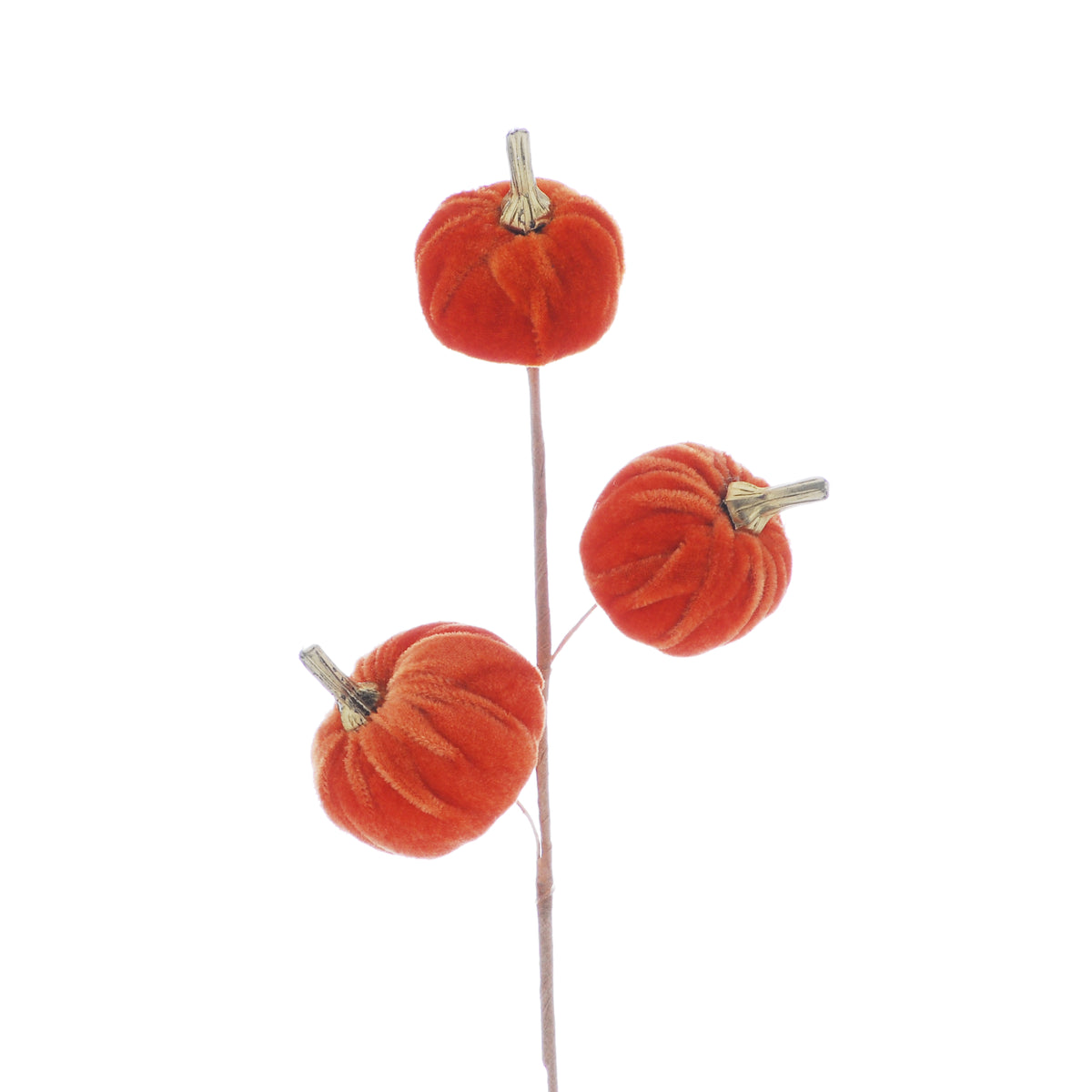 Orange Halloween Pumpkin Pick - 31cm