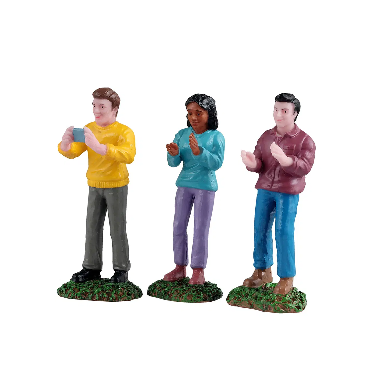 Lemax - Music Festival Fans Christmas Village Figurines - Set of 3