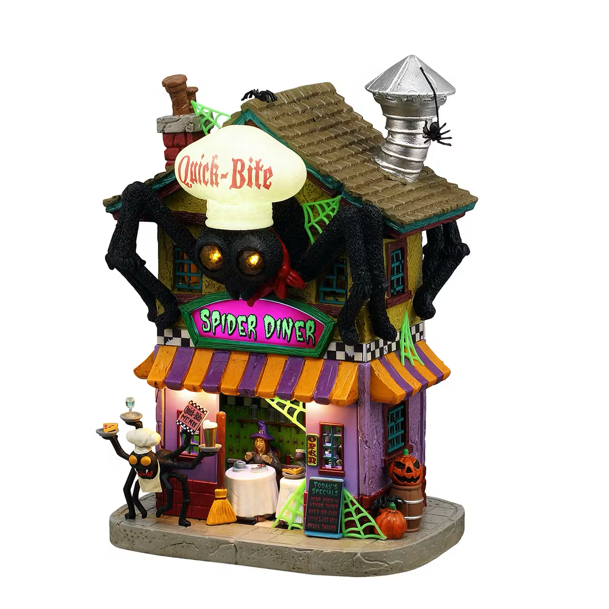 NEW Lemax Spooky Town - Quick-Bite Spider Diner