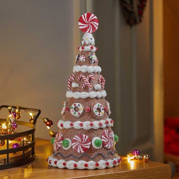 Three Kings Gingerbread CandyTree - 26cm