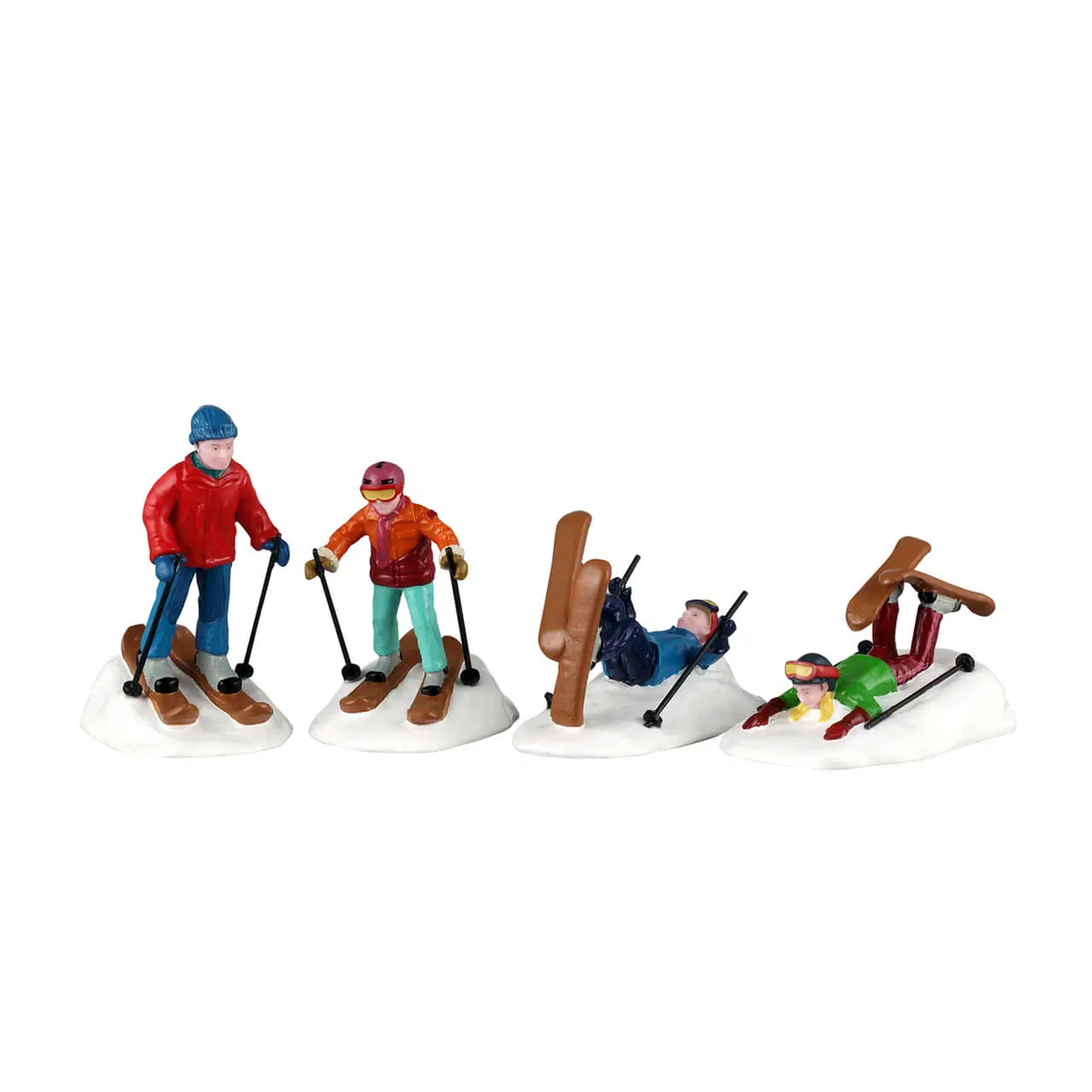 Lemax Ski School Lessons – Christmas Village Figurines – Set of 4 – 2026