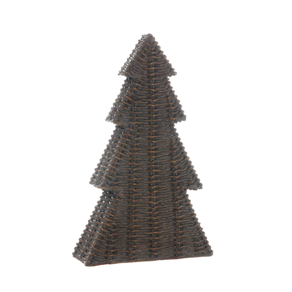 Wicker Style Tabletop Christmas Tree Decoration