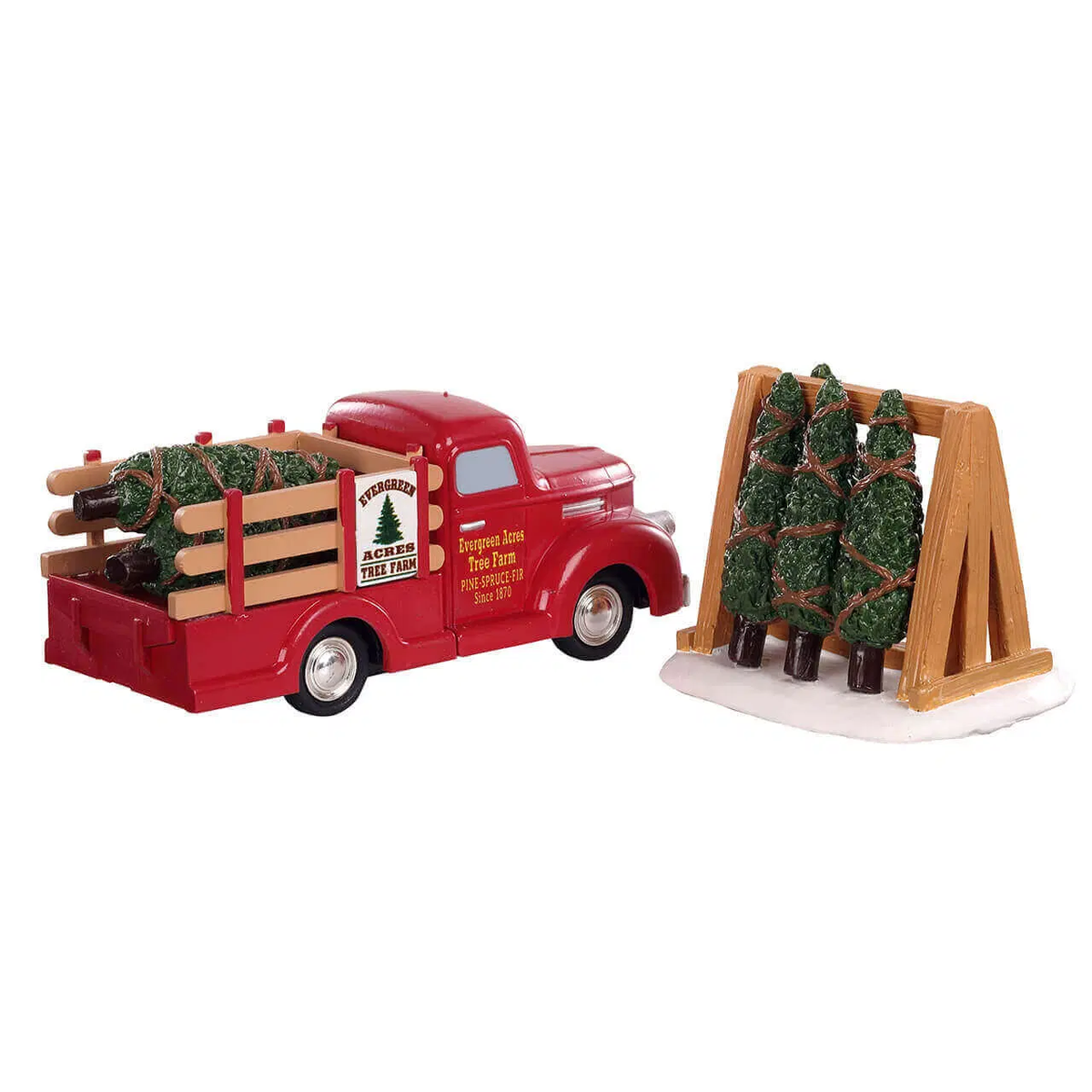Lemax - Tree Delivery Christmas Village Figurines - Set of 2