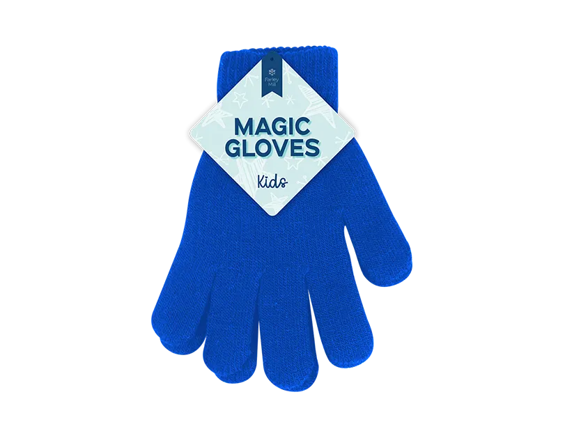 Kids Plain Magic Gloves