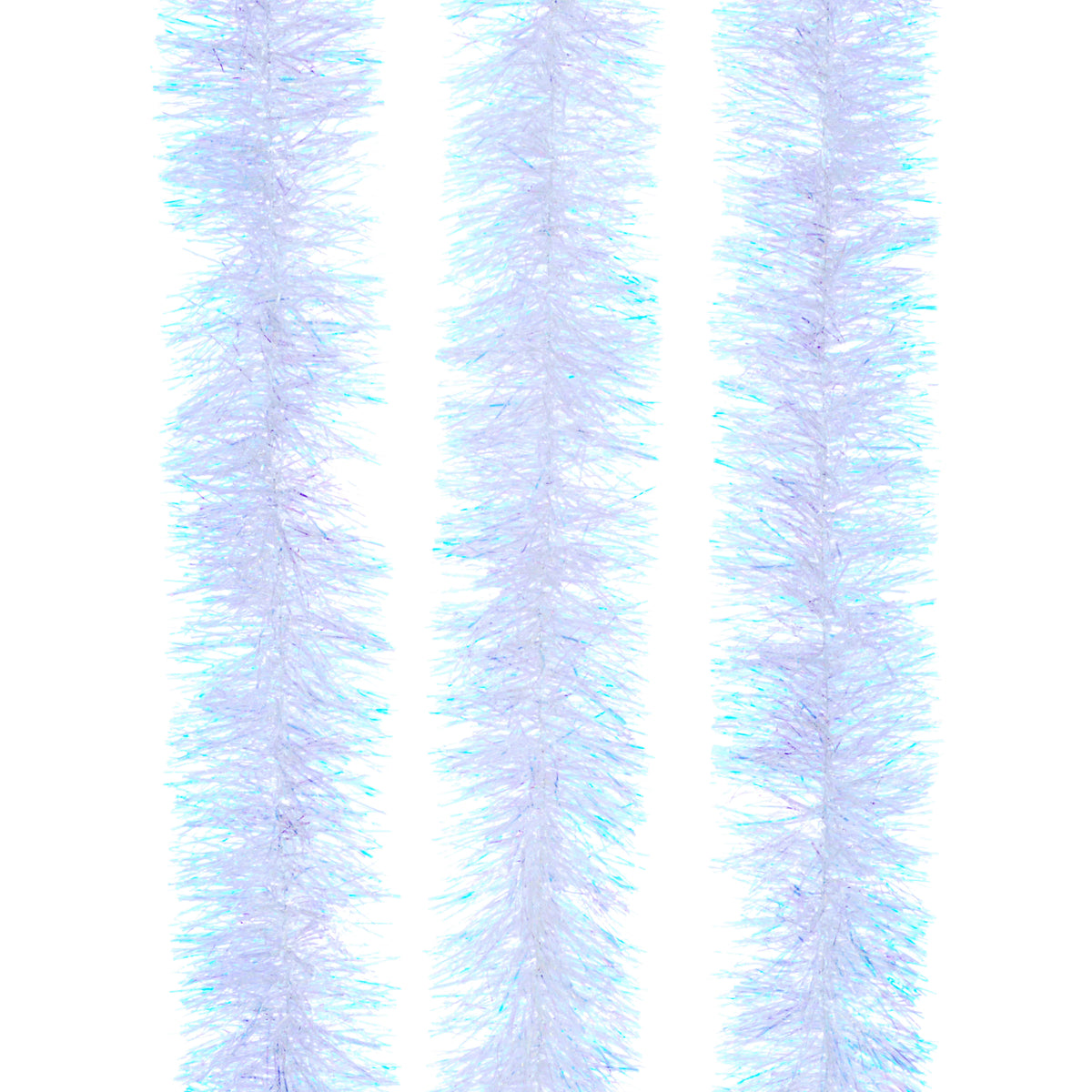 12m X-Long Jumbo Iridescent Tinsel Garland