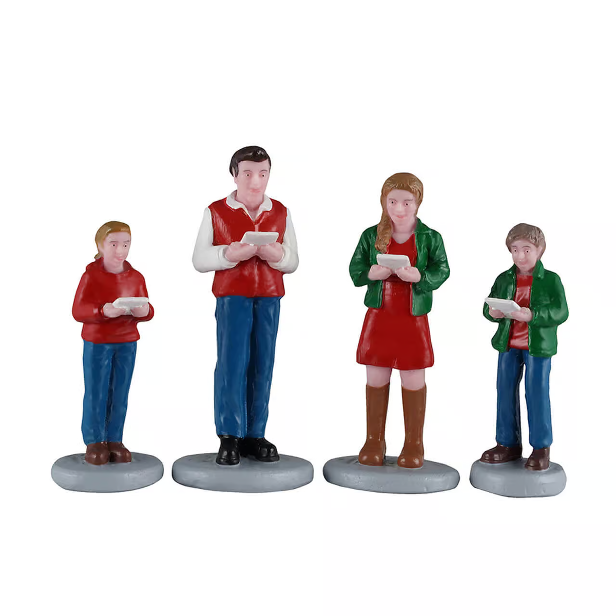 Lemax Caroling Family Christmas Village Figurines – Set of 4 – 2026
