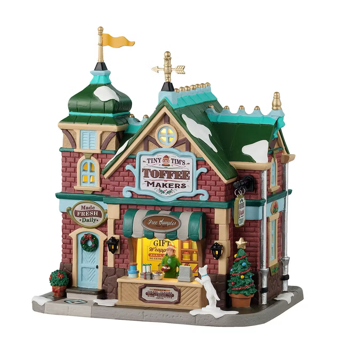 Lemax - Tiny Tim's Toffee Makers Light Up Christmas Village Building